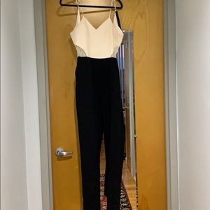 Black and cream jumpsuit